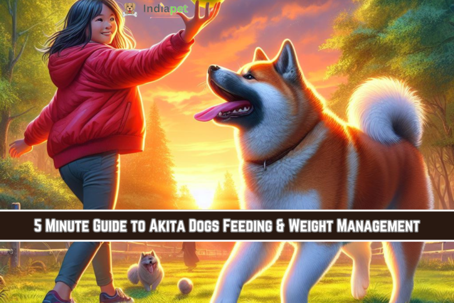 Minute Guide to Akita Dogs Feeding & Weight Management
