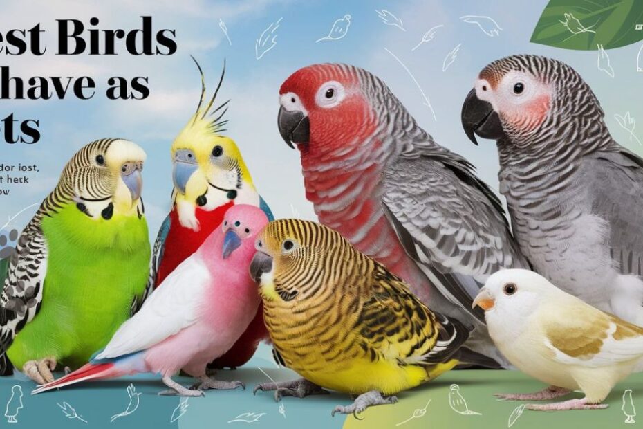 What are the Best birds to have as Pets