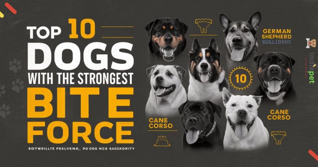 top 10 dogs with the strongest bite force