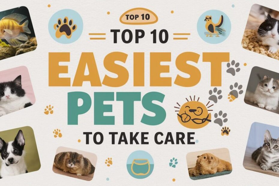 top 10 easiest pets to take care of at home
