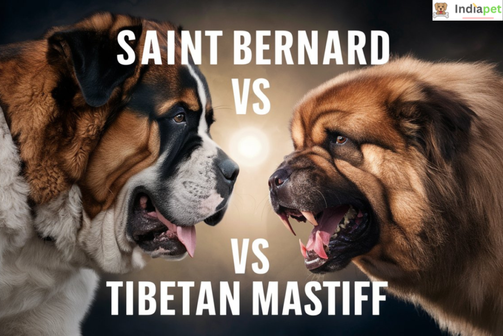 Saint Bernard vs Tibetan Mastiff