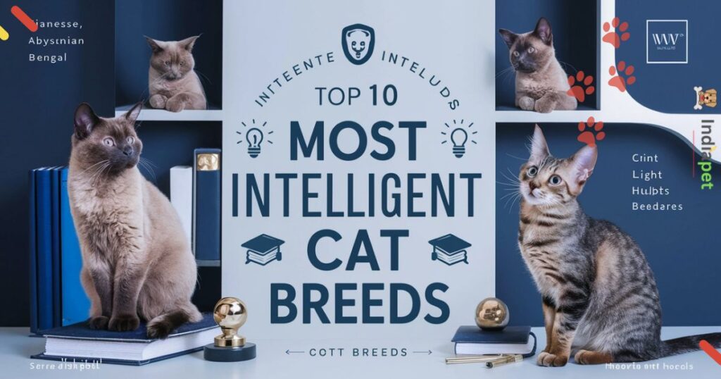 Top 10 most Intelligent cat Breeds