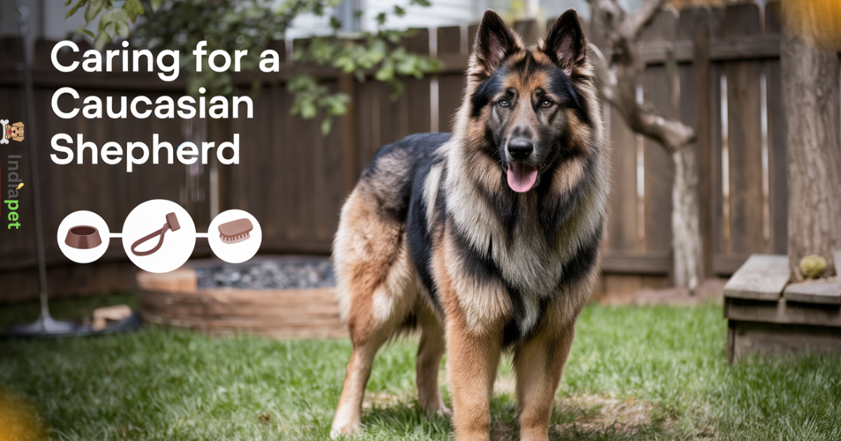 caring for a Caucasian Shepherd dog